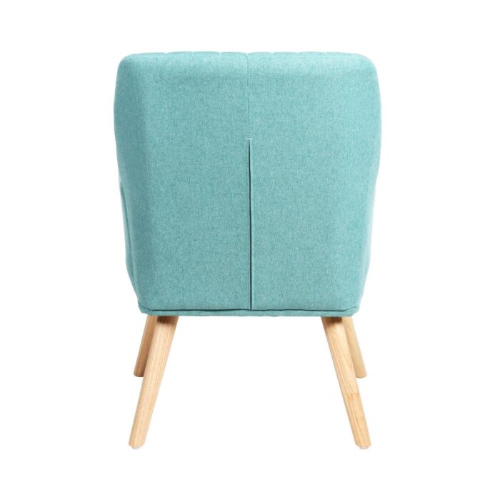 Oikiture Armchair Fabric Couches Blue - Image 4