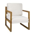 Oikiture Armchair Fabric Tub Couches - Image 3