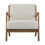 Oikiture Armchair Lounge Chair Accent Armchairs Couches Sofa Bedroom Wood