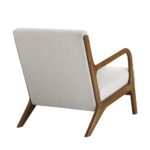 Oikiture Armchair Lounge Chair Accent Armchairs Couches Sofa Bedroom Wood - Image 6