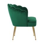 Oikiture Armchair Lounge Sofa Chair Fabric Accent Chairs Armchairs Couches Green - Image 2