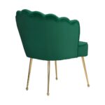 Oikiture Armchair Lounge Sofa Chair Fabric Accent Chairs Armchairs Couches Green - Image 6