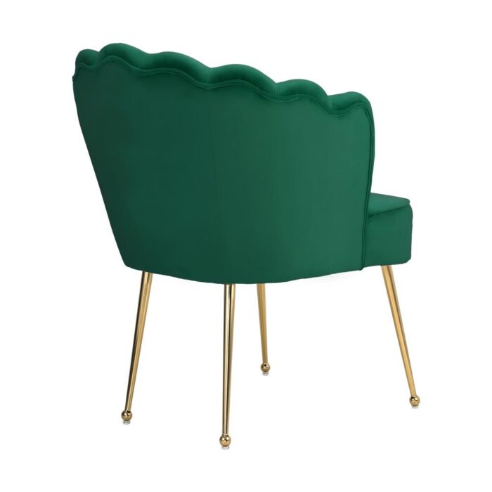 Oikiture Armchair Lounge Sofa Chair Fabric Accent Chairs Armchairs Couches Green - Image 6