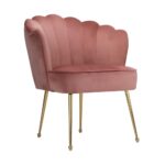 Oikiture Armchair Lounge Sofa Chair Fabric Accent Chairs Armchairs Couches Pink - Image 6