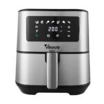 Vevare Air Fryer 5.5L LCD Electric Oven Oil Free Silver - Image 4