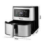 Vevare Air Fryer 5.5L LCD Electric Oven Oil Free Silver - Image 6