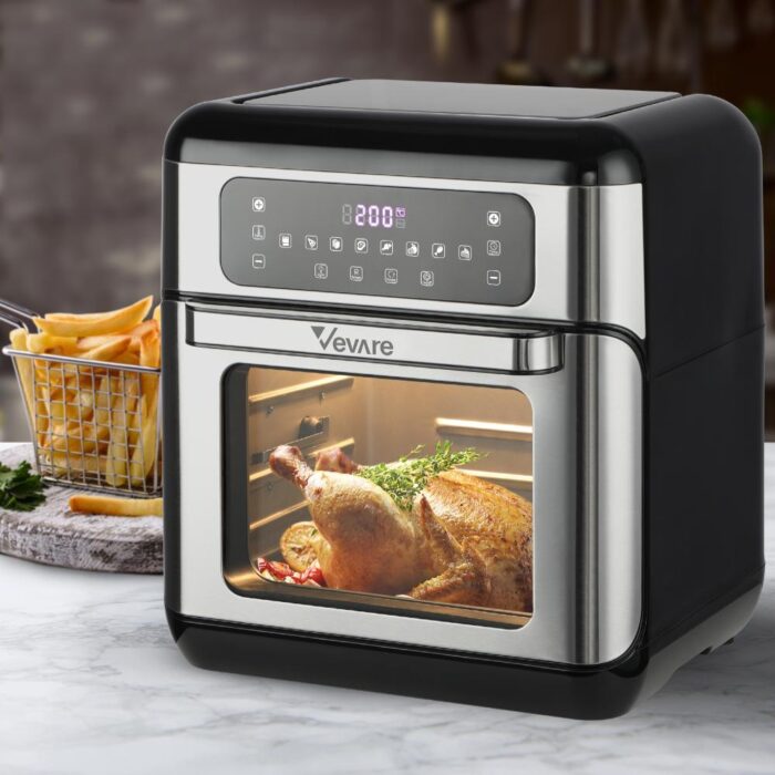 Vevare Air Fryer 10L LCD Kitchen Oil Free Cooker 1500W - Image 4