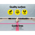 Everfit GoFun 3X1M Inflatable Air Track Mat with Pump Tumbling Gymnastics Pink - Image 4