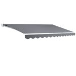 Instahut 4M x 2.5M Outdoor Folding Arm Awning - Pegru
