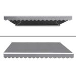 Instahut 4M x 3M Outdoor Folding Arm Awning - Pegru - Image 3