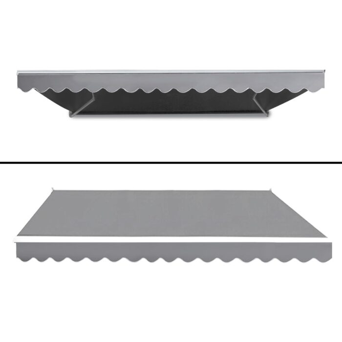 Instahut Motorised 4x2.5m Folding Arm Awning - Pearl Grey - Image 3