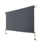 Instahut Outdoor Blinds Blackout Roll Down Awning Window Shade 1.5X2.5M Grey - Image 4