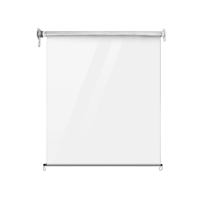 Instahut Outdoor Blinds Transparent Roll Down Awning Window Shade 1.3X2.4M - Image 3