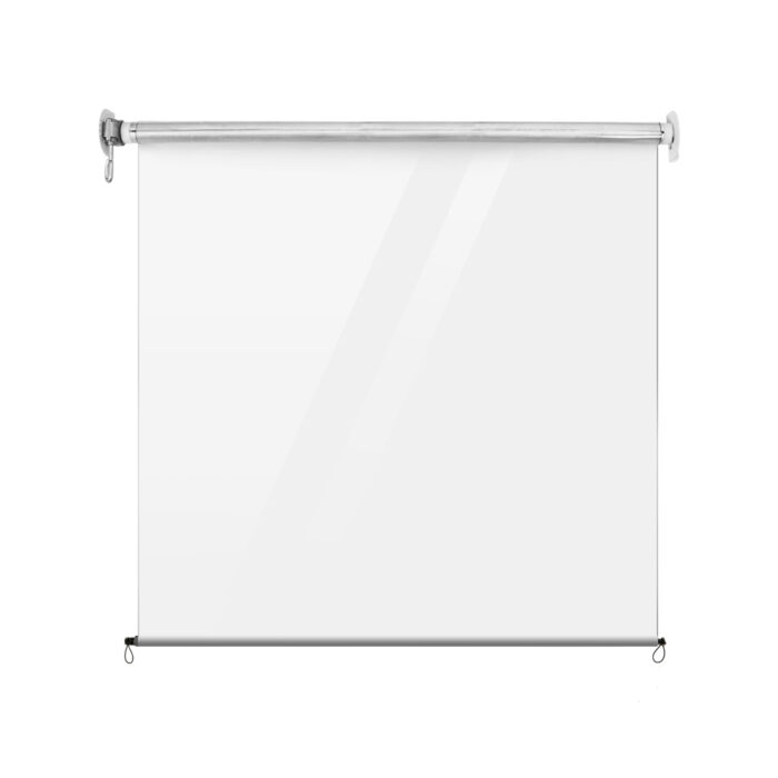 Instahut Outdoor Blinds Transparent Roll Down Awning Window Shade 1.4X2.4M - Image 3