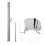 Set of 2 Instahut Side Awning Sun Shade Outdoor Blinds Retractable Screen 2X3M BK - Image 3