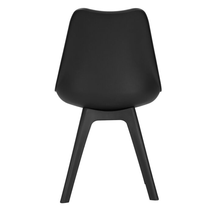 Artiss Dining Chairs Set of 4 Black Leather Luna - Image 4