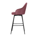 Artiss Set of 2 Bar Stools Kitchen Stool Dining Chairs Velvet Chair Barstool Pink Mesial - Image 4