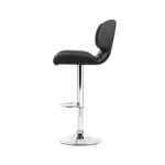 Artiss 4x Bar Stools Gas Lift Leather Padded Black - Image 4