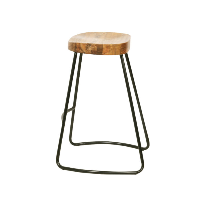 Artiss 4x Bar Stools Tractor Seat 75cm Wooden - Image 4