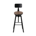 Artiss Bar Stools Kitchen Counter Chairs Vintage Metal Chairs - Image 3