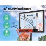Everfit 2.1M Basketball Hoop Stand System Adjustable Portable Pro Kids Clear - Image 4
