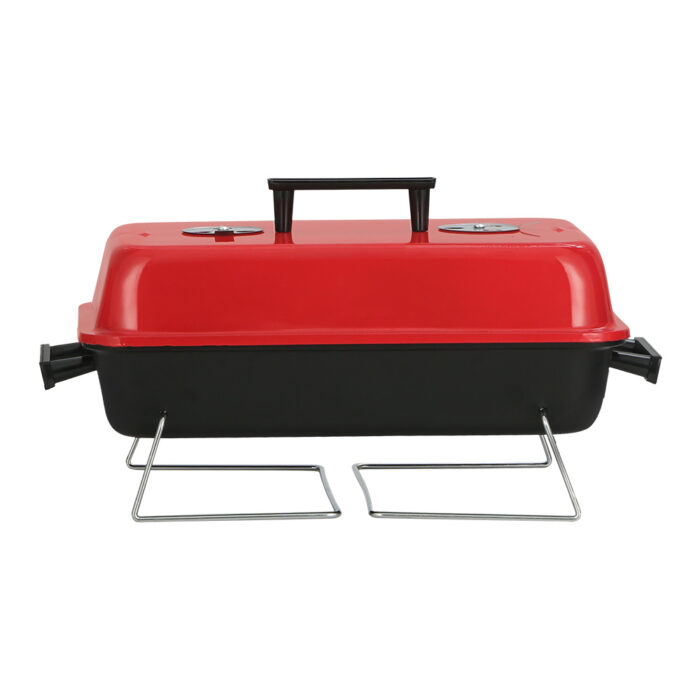 Grillz Charcoal BBQ Portable Grill Camping Barbecue Outdoor Cooking Smoker - Image 3