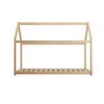 Oikiture Wooden Bed Frame Single Pine Timber Platform