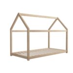 Oikiture Wooden Bed Frame Single Pine Timber Platform - Image 5