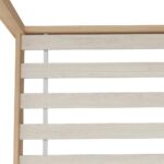Oikiture Wooden Bed Frame Single Pine Timber Platform - Image 2