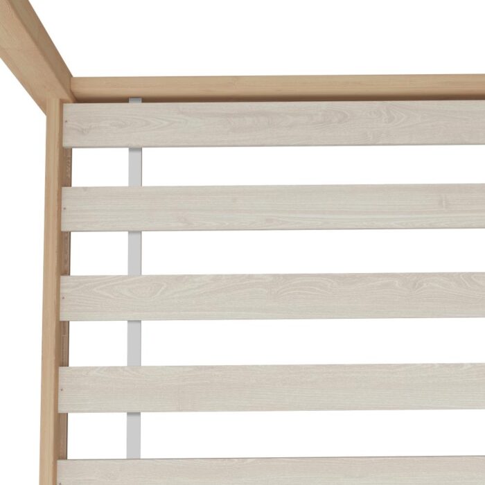 Oikiture Wooden Bed Frame Single Pine Timber Platform - Image 2
