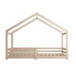 Oikiture Kids Bed Frame Wooden Bed Base Children Single Bed Frame Timber Mattress Platform Wooden
