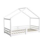 Oikiture Kids Bed Frame Single Wooden Bedframe