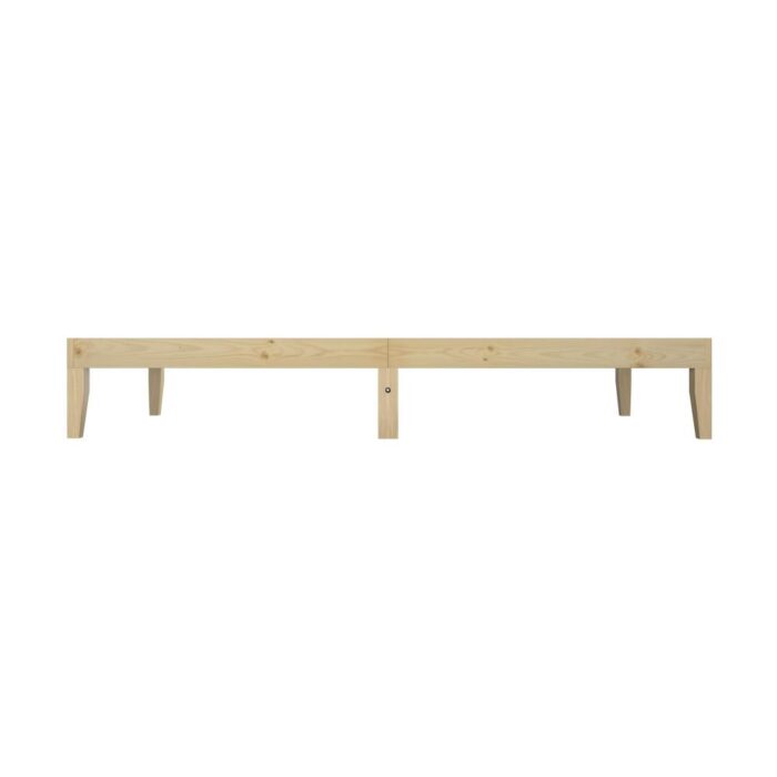Oikiture Bed Frame King Single Wooden Timber Mattress Base Bed Base Platform - Image 4