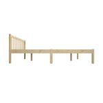 Oikiture Wooden Bed Frame King Size with Wood Headboard - Image 5