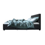 Avio Double Bed Frame with 4 Storage Drawers in Charcoal - Image 4