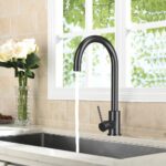 WELS Kitchen Faucet Mixer Tap Laundry Sink Basin Faucet Brass Taps Vanity Swivel - Image 2