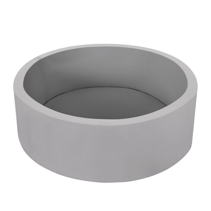 Keezi Kids Ball Pit 90x30cm Ocean Foam Play Pool Barrier Toys Children Grey - Image 3