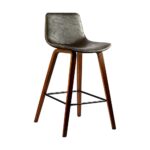 Oikiture 2x Wooden Bar Stools Vintage Chair Kitchen Dining Chairs Retro Coffee - Image 7