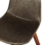 Oikiture 2x Wooden Bar Stools Vintage Chair Kitchen Dining Chairs Retro Coffee - Image 3