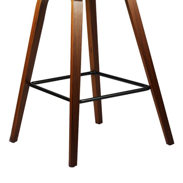 Oikiture 2x Wooden Bar Stools Vintage Chair Kitchen Dining Chairs Retro Coffee - Image 5