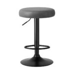 Oikiture Bar Stools Gas Lift PU leather Seat x2 - Image 5
