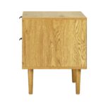 Oikiture Bedside Tables Side Table 2 Drawers Bedroom Furniture Storage Cabinet - Image 4