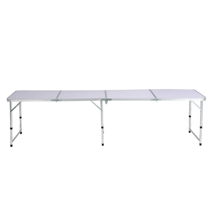 Weisshorn Folding Camping Table 240CM Portable Outdoor Picnic BBQ Aluminium Desk - Image 3
