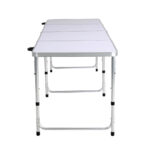 Weisshorn Folding Camping Table 240CM Portable Outdoor Picnic BBQ Aluminium Desk - Image 4