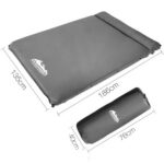 Weisshorn Self Inflating Mattress 10CM Camping Sleeping Mat Air Double Grey - Image 2