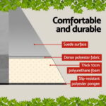 Weisshorn Self Inflating Mattress Camping Sleeping Mat Air Bed Single Grey - Image 4