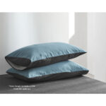 Cosy Club Cotton Bed Sheets Set Blue Grey Cover Double - Image 4