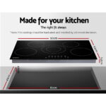 Devanti Electric Ceramic Cooktop 90cm - Image 2