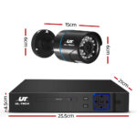 UL-tech CCTV Security System 8CH DVR 4 Cameras 1TB Hard Drive - Image 2