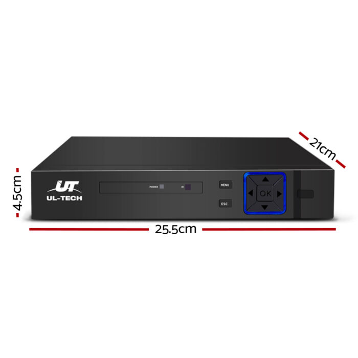 UL-tech 4CH DVR 1080P 5in1 CCTV Video Recorder - Image 2